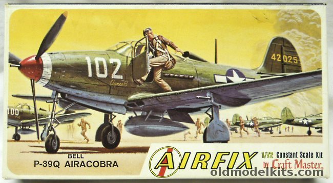 Airfix 1/72 Bell P-39Q Airacobra Craftmaster Issue, 1225-50 plastic model kit